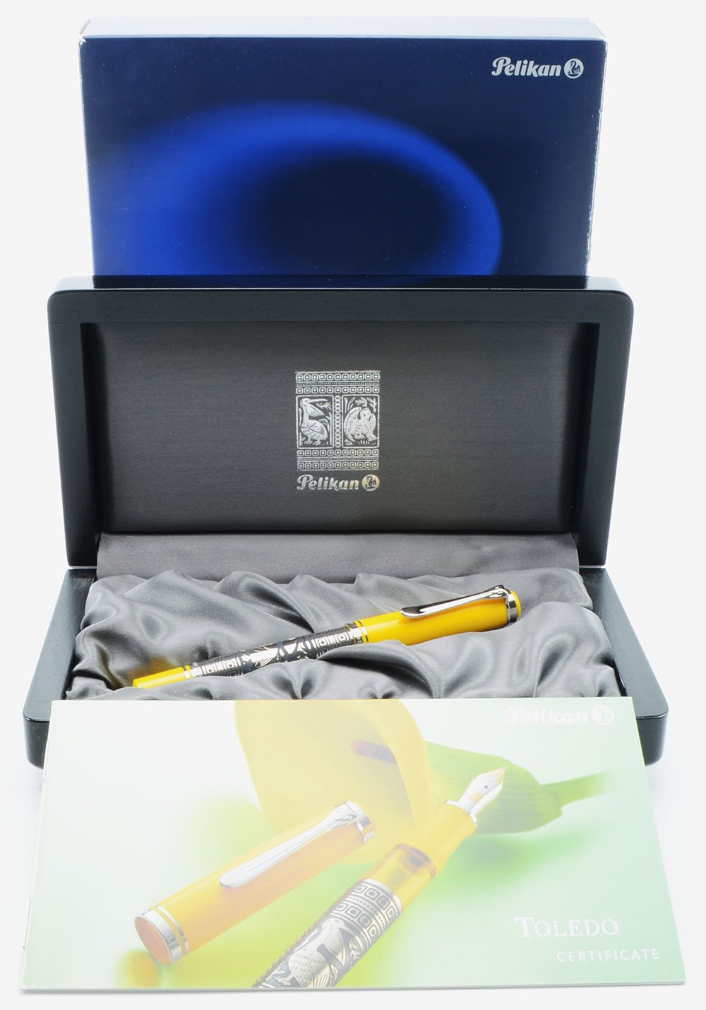 Pelikan M710 Toledo SE Fountain Pen - Yellow, Sterling, Fine 18k